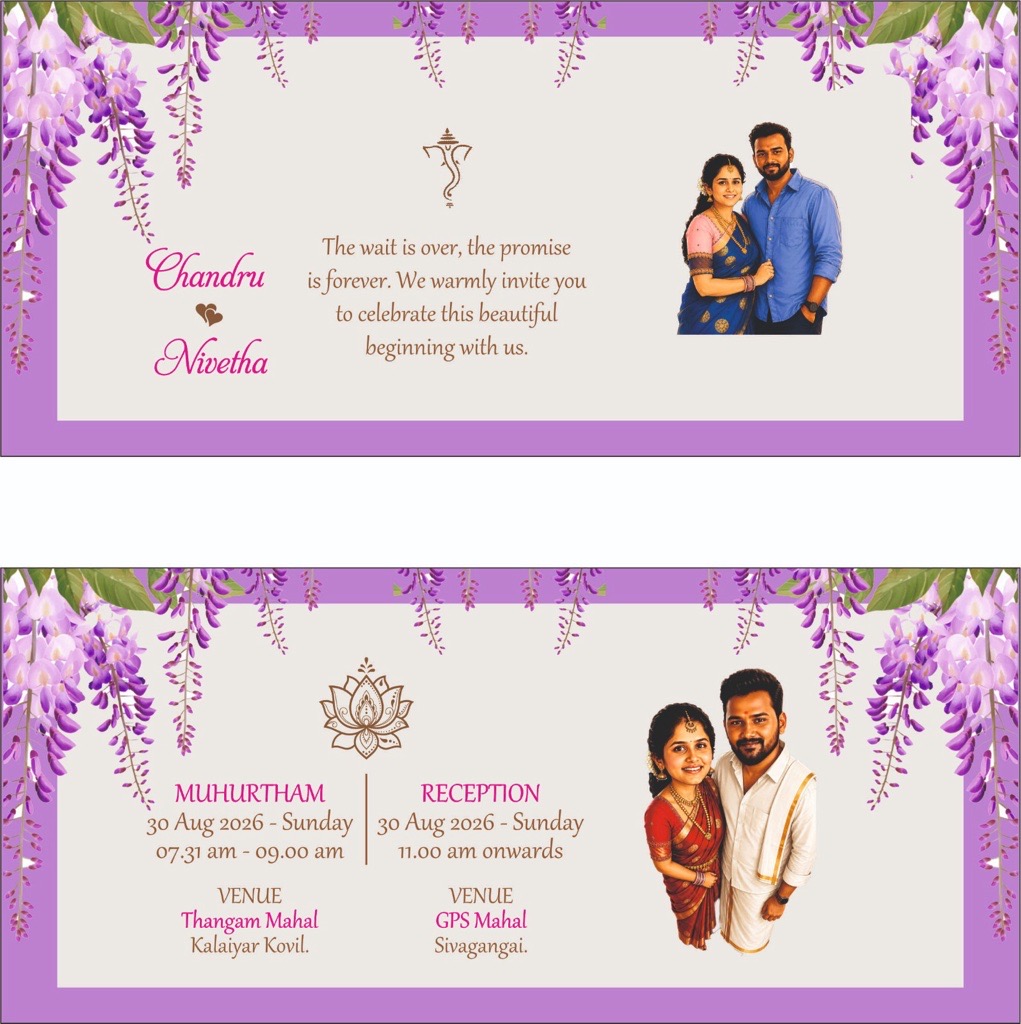 Wedding invitation
